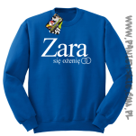 ZARA się ożenię -bluza standard niebieska