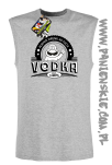 Vodka Always Drunk as Fuck - Bezrękawnik męski melanż 