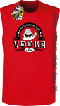 Vodka Always Drunk as Fuck - Bezrękawnik męski czerwona 