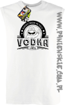 Vodka Always Drunk as Fuck - Bezrękawnik męski biały 