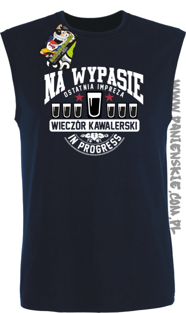 Na wypasie ostatnia impreza Wieczór Kawalerski in progress - Bezrękawnik męski granat