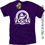 Vodka Always Drunk as Fuck - Koszulka męska fiolet 