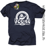 Vodka Always Drunk as Fuck - Koszulka męska granat