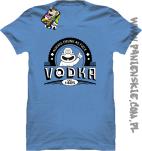 Vodka Always Drunk as Fuck - Koszulka męska błękit 

