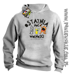 Ostatnia Noc Wolności z kumplami Funny Cartoons - Bluza męska z kapturem melanż 