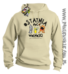 Ostatnia Noc Wolności z kumplami Funny Cartoons - Bluza męska z kapturem beżowa 