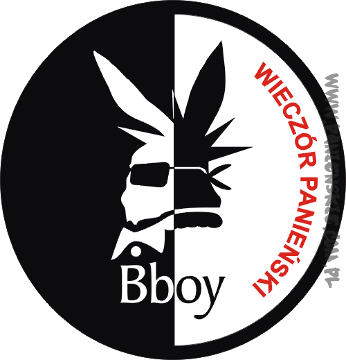 BBOY Wieczór Panieński Super naklejka 8cm 