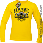 Na wypasie ostatnia impreza Wieczór Kawalerski in progress - Longsleeve męski żółty 