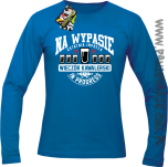 Na wypasie ostatnia impreza Wieczór Kawalerski in progress - Longsleeve męski niebieski