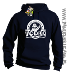 Vodka Always Drunk as Fuck - Bluza męska z kapturem granat