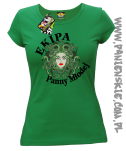 Ekipa Panny Młodej  - koszulka damska zielona